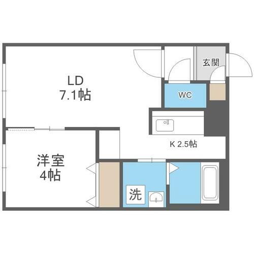 北海道札幌市豊平区美園十一条５丁目 美園駅 1LDK マンション 賃貸物件詳細