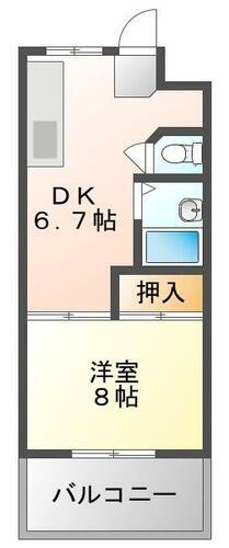 大阪府門真市幸福町 古川橋駅 1DK マンション 賃貸物件詳細