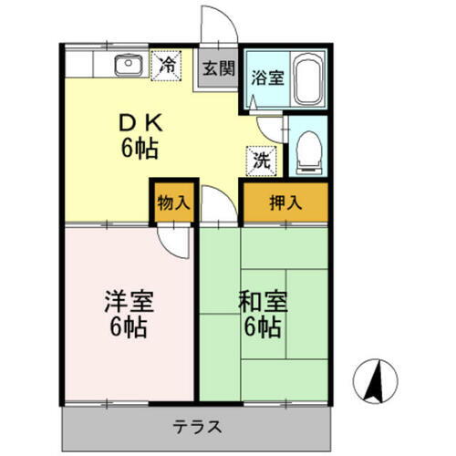 神奈川県厚木市妻田東３丁目 本厚木駅 2DK アパート 賃貸物件詳細