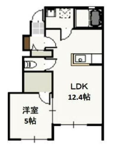 岡山県岡山市北区横井上 法界院駅 1LDK アパート 賃貸物件詳細