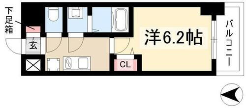 愛知県名古屋市中村区亀島２丁目 亀島駅 1K マンション 賃貸物件詳細