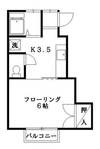 宮城県仙台市宮城野区平成１丁目 苦竹駅 1K アパート 賃貸物件詳細