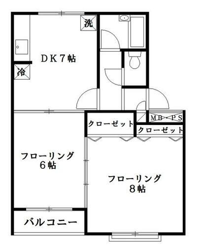 宮城県仙台市宮城野区新田２丁目 東仙台駅 2DK マンション 賃貸物件詳細