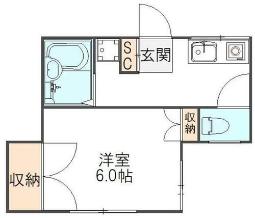 東京都足立区日ノ出町 北千住駅 1K アパート 賃貸物件詳細