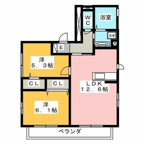 神奈川県川崎市中原区下小田中５丁目 武蔵中原駅 2LDK アパート 賃貸物件詳細