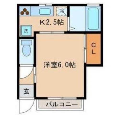 東京都大田区西蒲田６丁目 蒲田駅 1K アパート 賃貸物件詳細