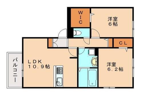 福岡県北九州市小倉北区中井５丁目 九州工大前駅 2LDK マンション 賃貸物件詳細