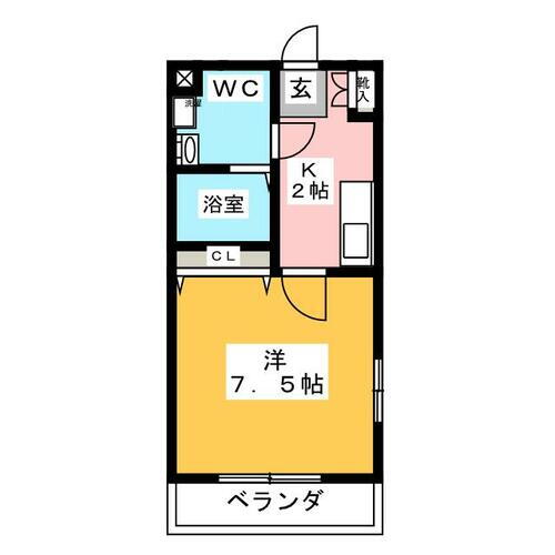 埼玉県さいたま市浦和区針ヶ谷２丁目 与野駅 1K マンション 賃貸物件詳細