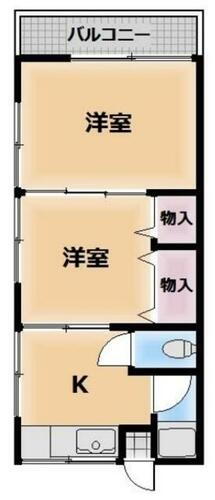 東京都練馬区富士見台１丁目 下井草駅 2K アパート 賃貸物件詳細