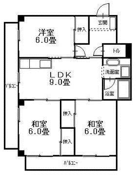 広島県呉市広本町１丁目 新広駅 3LDK マンション 賃貸物件詳細