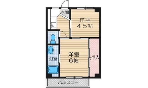 大阪府茨木市西福井２丁目 豊川駅 1DK マンション 賃貸物件詳細