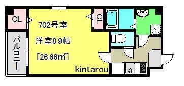 千葉県千葉市中央区新宿１丁目 千葉中央駅 1K マンション 賃貸物件詳細