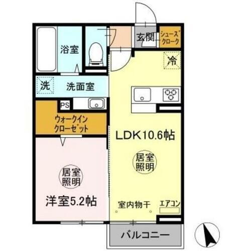 茨城県神栖市大野原２丁目 鹿島神宮駅 1LDK アパート 賃貸物件詳細