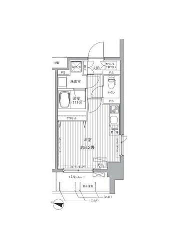 東京都北区神谷１丁目 王子神谷駅 1K マンション 賃貸物件詳細