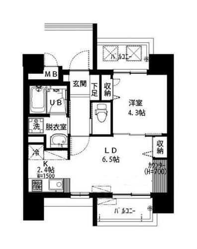 東京都練馬区北町８丁目 地下鉄赤塚駅 1LDK マンション 賃貸物件詳細