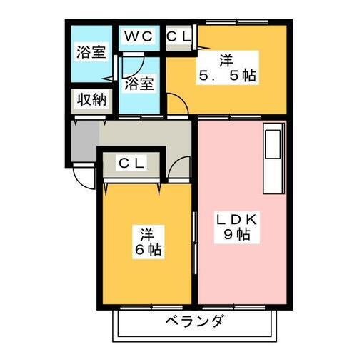 埼玉県上尾市大字中新井 上尾駅 2LDK アパート 賃貸物件詳細