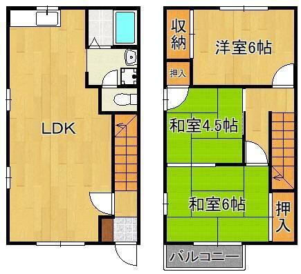 福岡県北九州市八幡西区浅川町 賃貸アパート