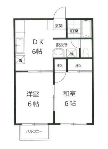埼玉県所沢市上新井２丁目 西所沢駅 2DK アパート 賃貸物件詳細