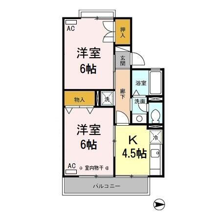 東京都調布市深大寺東町４丁目 つつじヶ丘駅 2K アパート 賃貸物件詳細