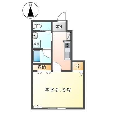 愛知県岡崎市竜泉寺町字後山 藤川駅 1K アパート 賃貸物件詳細