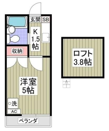 東京都板橋区蓮根２丁目 西台駅 1K アパート 賃貸物件詳細