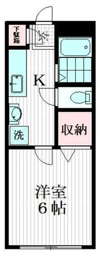 東京都板橋区赤塚２丁目 地下鉄赤塚駅 1K アパート 賃貸物件詳細