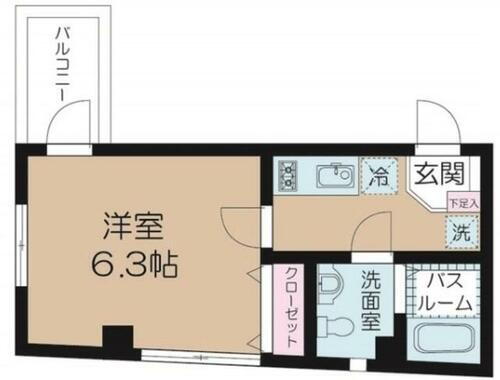 東京都杉並区浜田山２丁目 浜田山駅 1K マンション 賃貸物件詳細