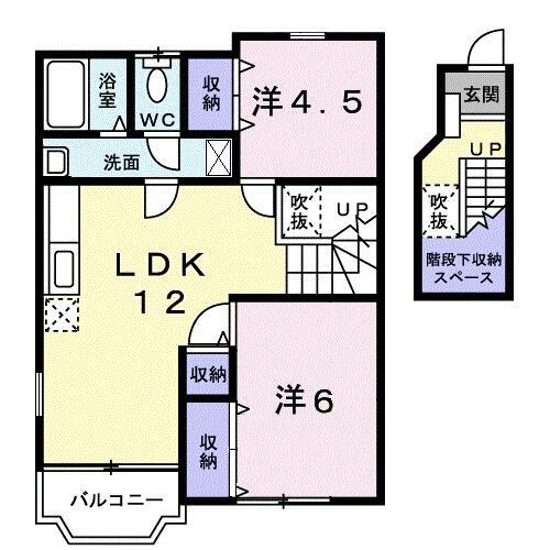 静岡県焼津市石津港町 焼津駅 2LDK アパート 賃貸物件詳細
