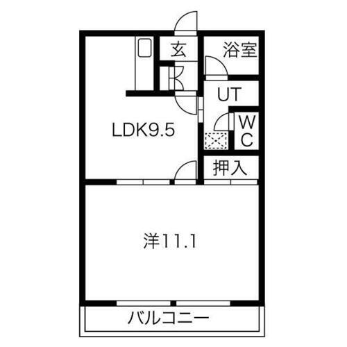 愛知県岡崎市小針町字神田 東岡崎駅 1LDK アパート 賃貸物件詳細