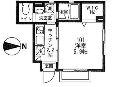 東京都大田区大森西３丁目 大森町駅 1K アパート 賃貸物件詳細