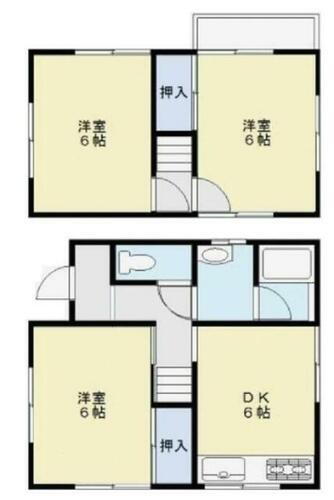 千葉県船橋市大穴南４丁目 高根公団駅 3DK 一戸建て 賃貸物件詳細