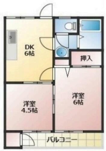 千葉県松戸市胡録台 上本郷駅 2DK マンション 賃貸物件詳細