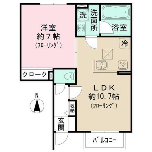 東京都杉並区永福４丁目 永福町駅 1LDK アパート 賃貸物件詳細