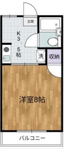 東京都府中市日新町２丁目 西府駅 1K アパート 賃貸物件詳細