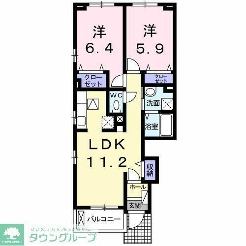 千葉県野田市谷津 七光台駅 2LDK アパート 賃貸物件詳細