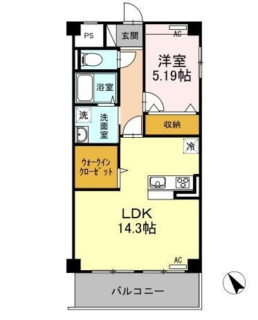 新潟県新潟市中央区万代１丁目 新潟駅 1LDK マンション 賃貸物件詳細