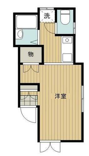 東京都北区滝野川６丁目 西巣鴨駅 1K アパート 賃貸物件詳細