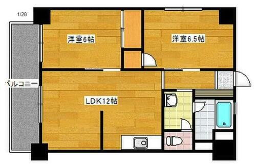 福岡県福岡市城南区樋井川２丁目 七隈駅 2LDK マンション 賃貸物件詳細