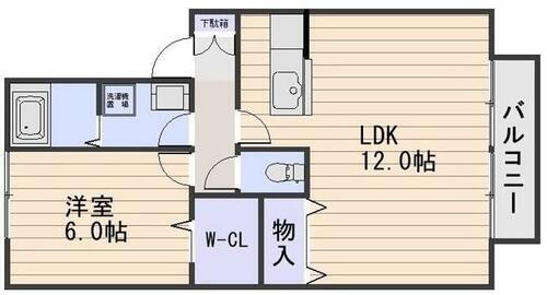 岡山県岡山市南区福田 備前西市駅 1LDK アパート 賃貸物件詳細