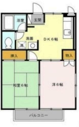 千葉県松戸市六実６丁目 六実駅 2DK アパート 賃貸物件詳細
