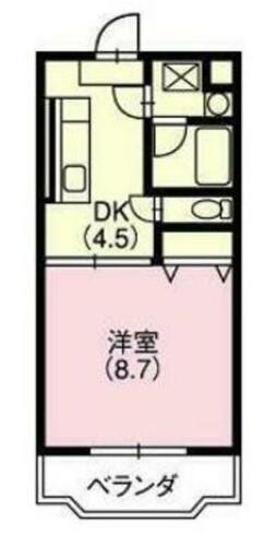 神奈川県厚木市下依知２丁目 本厚木駅 1DK マンション 賃貸物件詳細