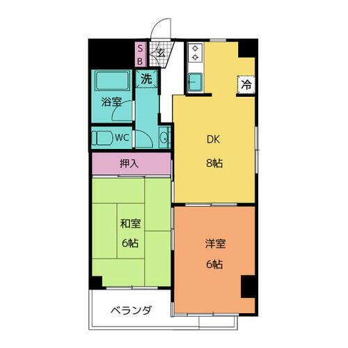 東京都江戸川区中葛西２丁目 葛西駅 2DK マンション 賃貸物件詳細