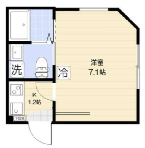 東京都墨田区墨田２丁目 鐘ヶ淵駅 1K アパート 賃貸物件詳細