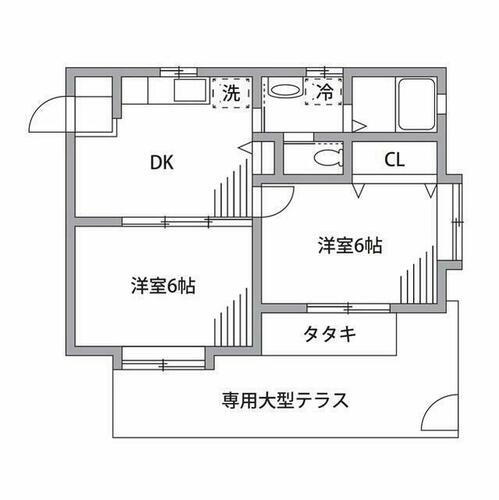 東京都調布市深大寺北町５丁目 調布駅 2DK アパート 賃貸物件詳細