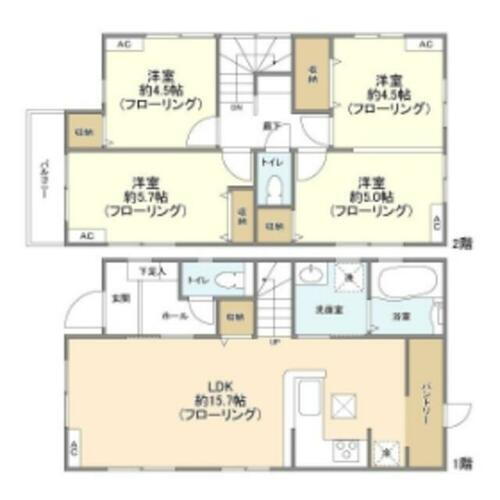 Ｋｏｌｅｔ多摩湖町 4LDK 賃貸物件詳細
