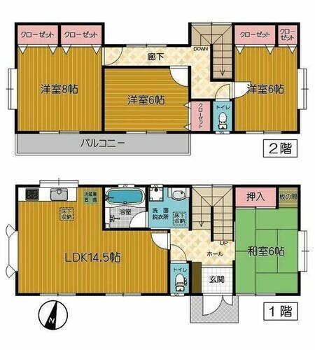 神奈川県川崎市麻生区岡上１丁目 鶴川駅 4LDK 一戸建て 賃貸物件詳細