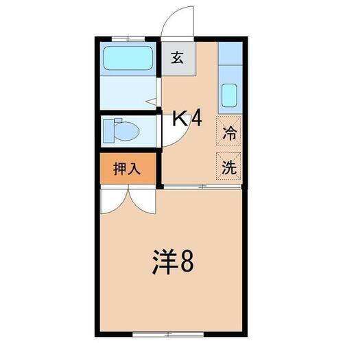 福島県二本松市冠木 二本松駅 1K アパート 賃貸物件詳細