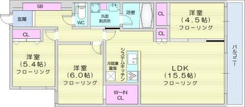 北海道札幌市中央区南十条西２１丁目 円山公園駅 3LDK マンション 賃貸物件詳細