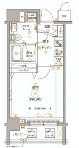 東京都新宿区下落合１丁目 下落合駅 1K マンション 賃貸物件詳細