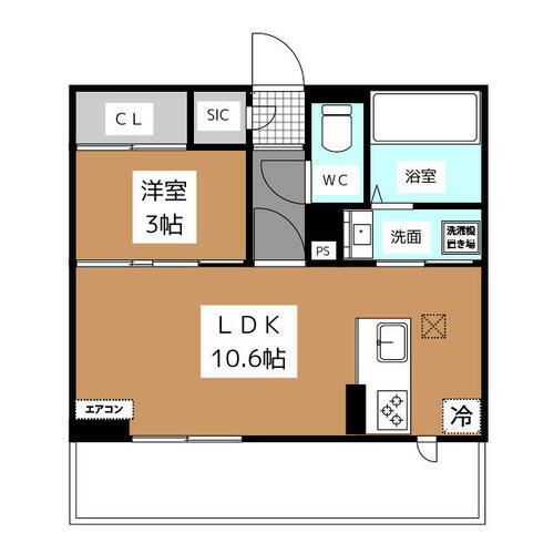 Ａ春栄 1階 1LDK 賃貸物件詳細
